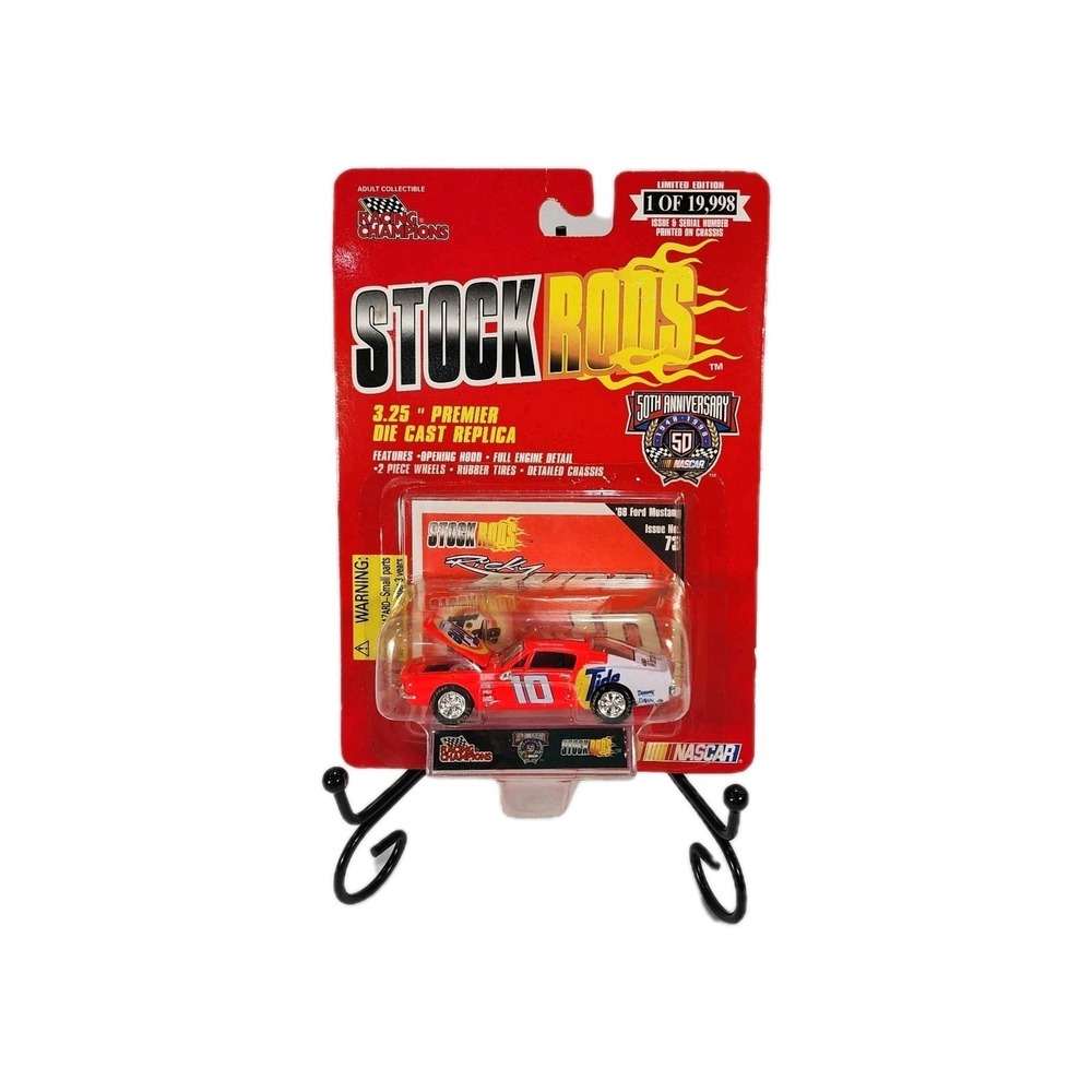 RC Stock Rods 50th Anniversary '68 Ford Mustang Ricky Rudd 10 Tide Issue 73 NIP
